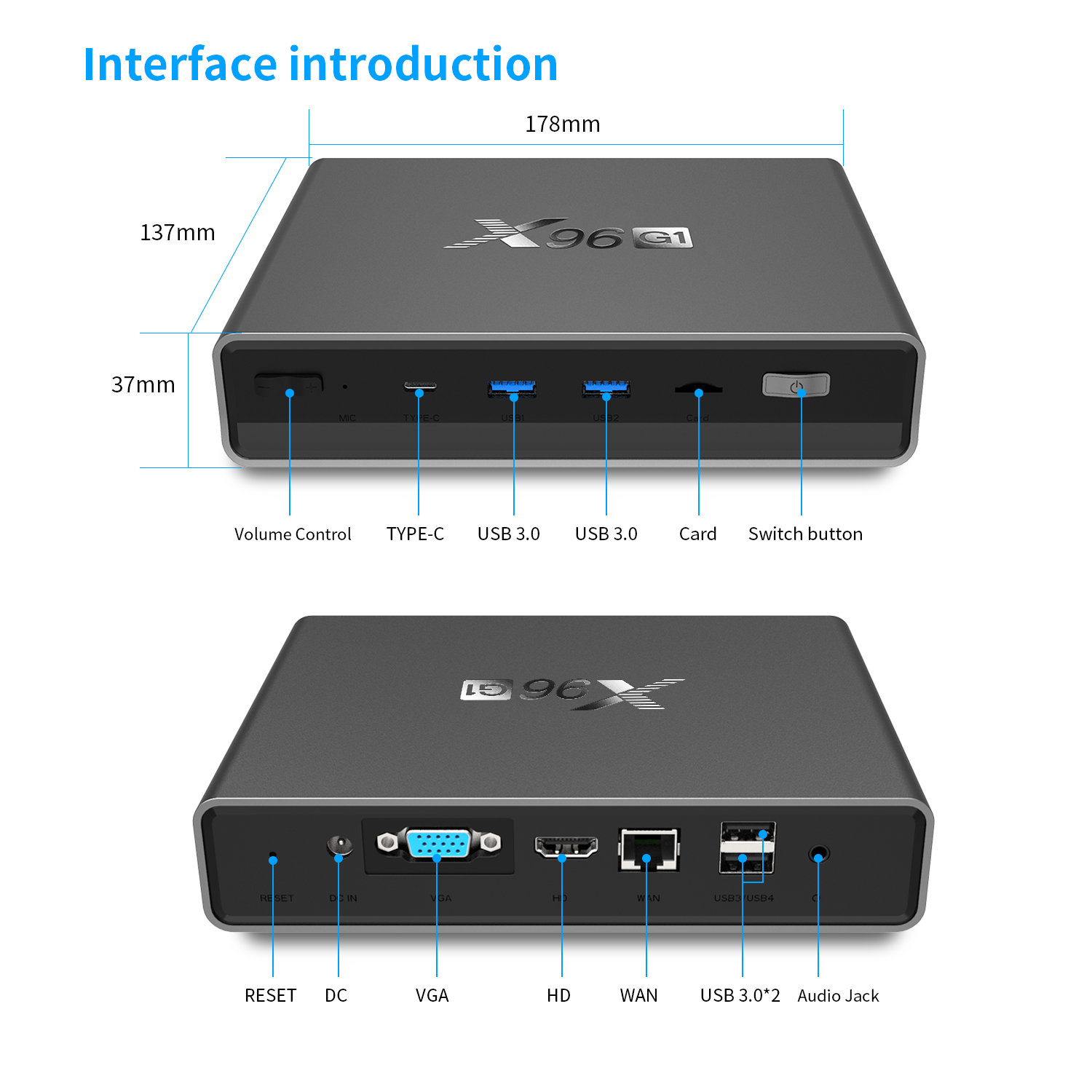 X96 G1 Mini Pc 迷你電腦